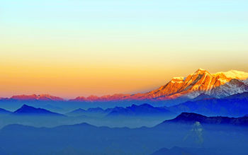 Sunrise Mountains 5K screenshot