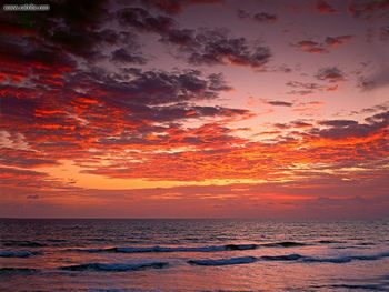 Sunrise Of Atlantic Ocean Jupiter Florida screenshot