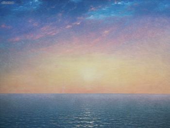 Sunrise On The Sea John Frederick Kensett screenshot