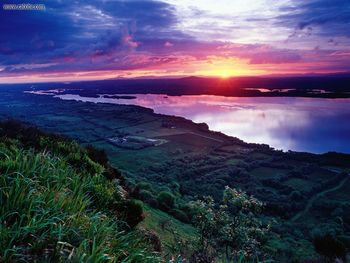 Sunset Across Lower Lough Erne Fermanagh Ireland screenshot