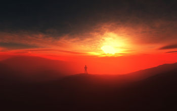 Sunset Alone screenshot