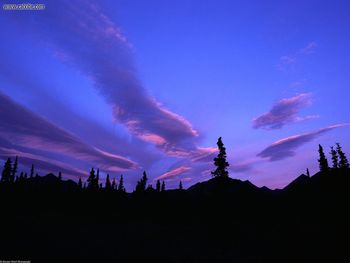 Sunset Colors Denali National Park Alaska screenshot
