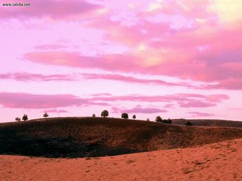 Sunset Over Diamond Craters Natural Area Oregon screenshot