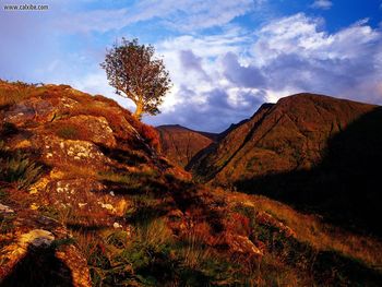 Sunset Over Glencoe The Highlands Scotland screenshot