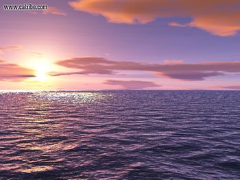 Sunset Over Open Water screenshot