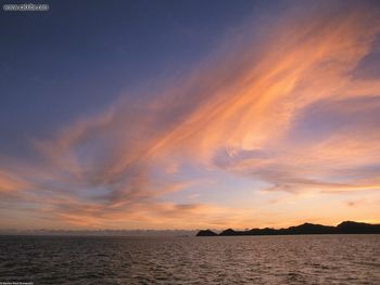 Sunset Over The Pacific Baja California Mexico screenshot