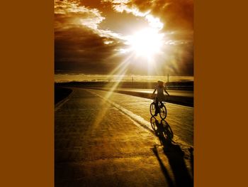 Sunset Ride On The Bike screenshot