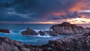 Sunset Time Canal Rocks Western Australia screenshot