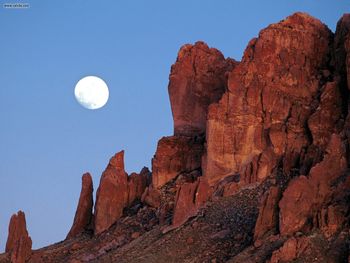 Superstition Mountains Praying Hands Formation Arizona screenshot