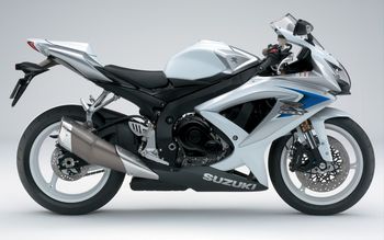 Suzuki GSX R600 White Mix screenshot