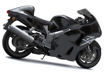 Suzuki Hayabusa Pure Black screenshot