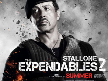 Sylvester Stallone in Expendables 2 screenshot