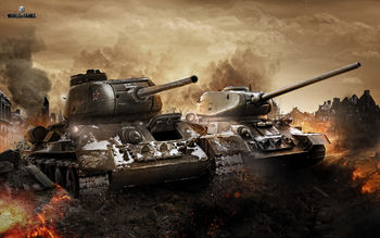 T 34 & T 34 85 in World of Tanks screenshot