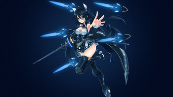 Tail Blue Aika Tsube Anime 4K screenshot
