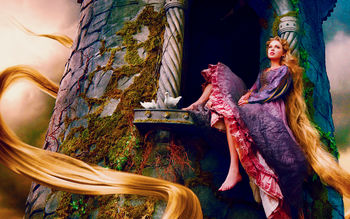 Taylor Swift as Rapunzel screenshot