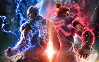 Tekken 7 Fated Retribution Heihachi Akuma screenshot