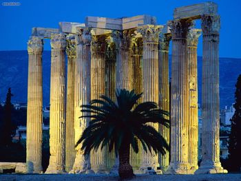 Temple Of Olympian Zeus Athens Greece screenshot