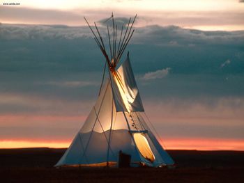 Tepee On The Range Wyoming screenshot