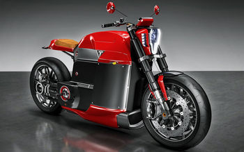 Tesla Model M Concept Electric Motorcycle screenshot