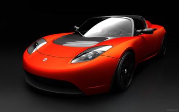 Tesla Roadster Sports Car screenshot