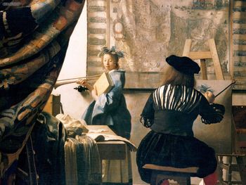 The Art Of Painting By Johannes Vermeer screenshot