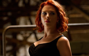 The Avengers Scarlett Johansson screenshot