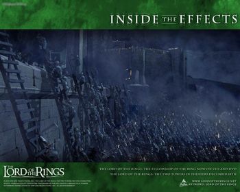 The Lord Of The Rings - Inside The Effects screenshot