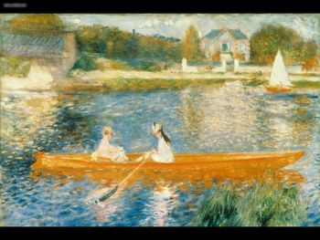 The Seine At Asnieres Renoir screenshot