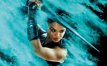 Thor Ragnarok Tessa Thompson 5K screenshot