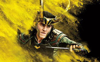 Thor Ragnarok Tom Hiddleston as Loki 4K screenshot
