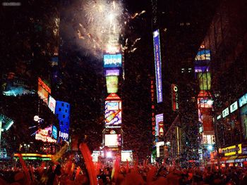 Times Square Celebration New York City screenshot