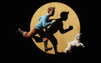 Tintin and Snowy in The Adventures of Tintin screenshot