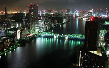 Tokyo Panorama Dual Monitor screenshot