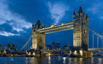 Tower Bridge London Twilight screenshot