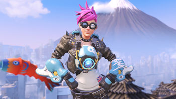 Tracer Overwatch 4K 5K screenshot