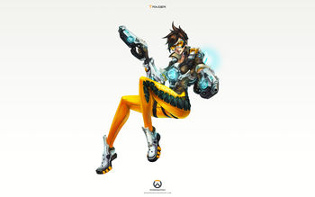 Tracer Overwatch Art 4K screenshot