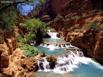 Travertine Pools Havasu Canyon Arizona screenshot