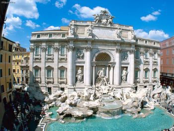 Trevi Fountain Rome Italy screenshot