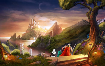 Trine 2 Heading for Castle screenshot