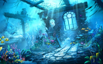 Trine Underwater Scene screenshot