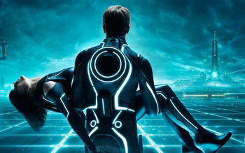 Tron Legacy Multi Monitor screenshot