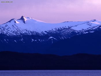 Twilight Over Chilkat Range Alaska screenshot