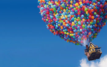 UP Movie Balloons House screenshot