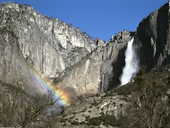 Upper Yosemite Falls Rainbow Yosemite California screenshot