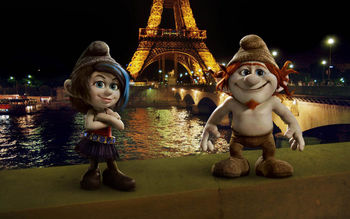 Vexy and Hackus in Smurfs 2 screenshot