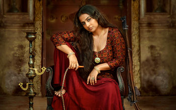 Vidya Balan Hot in Begum Jaan 4K screenshot