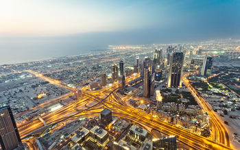 View From Burj Khalifa Dubai screenshot