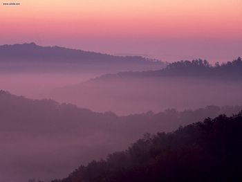 Violet Sunrise Daniel Boone National Forest Kentucky screenshot