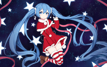 Vocaloid Hatsune Miku Santa screenshot