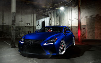 Vossen Blue Lexus RC F 5K screenshot